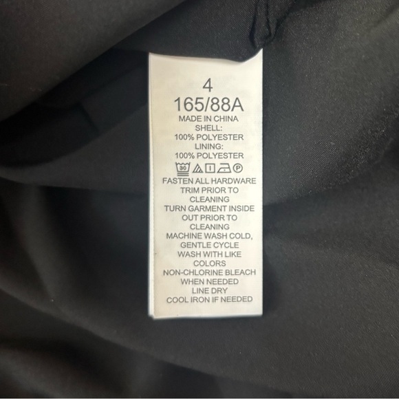 Kate Spade New York Julia Art Dot Jacquard Dress Black & White Women’s Size 4 - Picture 10 of 12